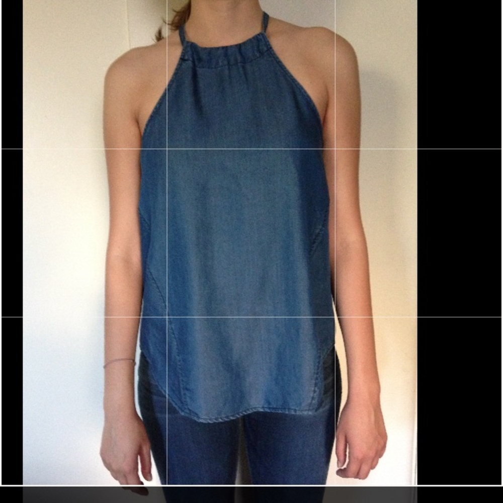 NWOT Sleeveless Woven Top